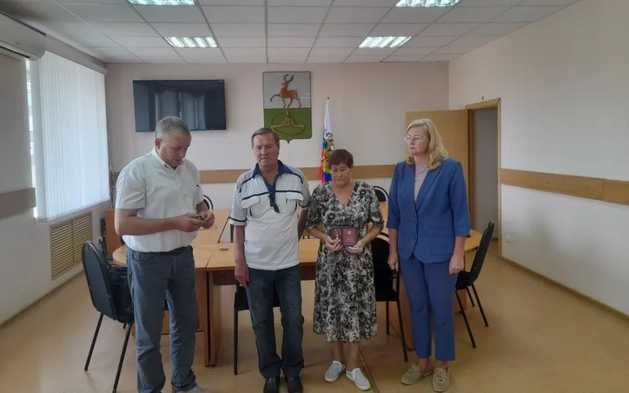 Орден Мужества вручили родственникам кулебачанина Николая Шкадина, погибшего при исполнении воинского долга